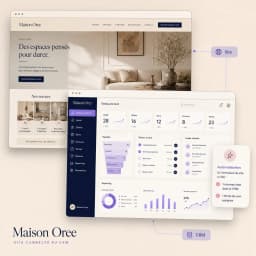Site connecté à un CRM