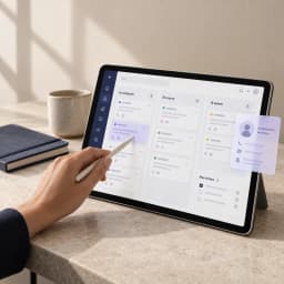 CRM sur tablette
